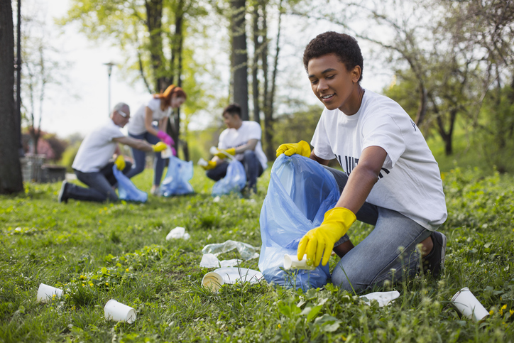 Community litter pickup
